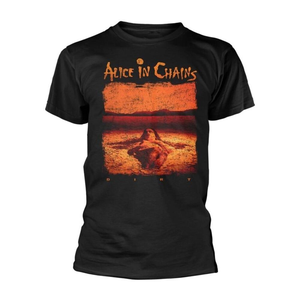 Alice In Chains Unisex Adult Dirt Distressed T-Shirt / Black